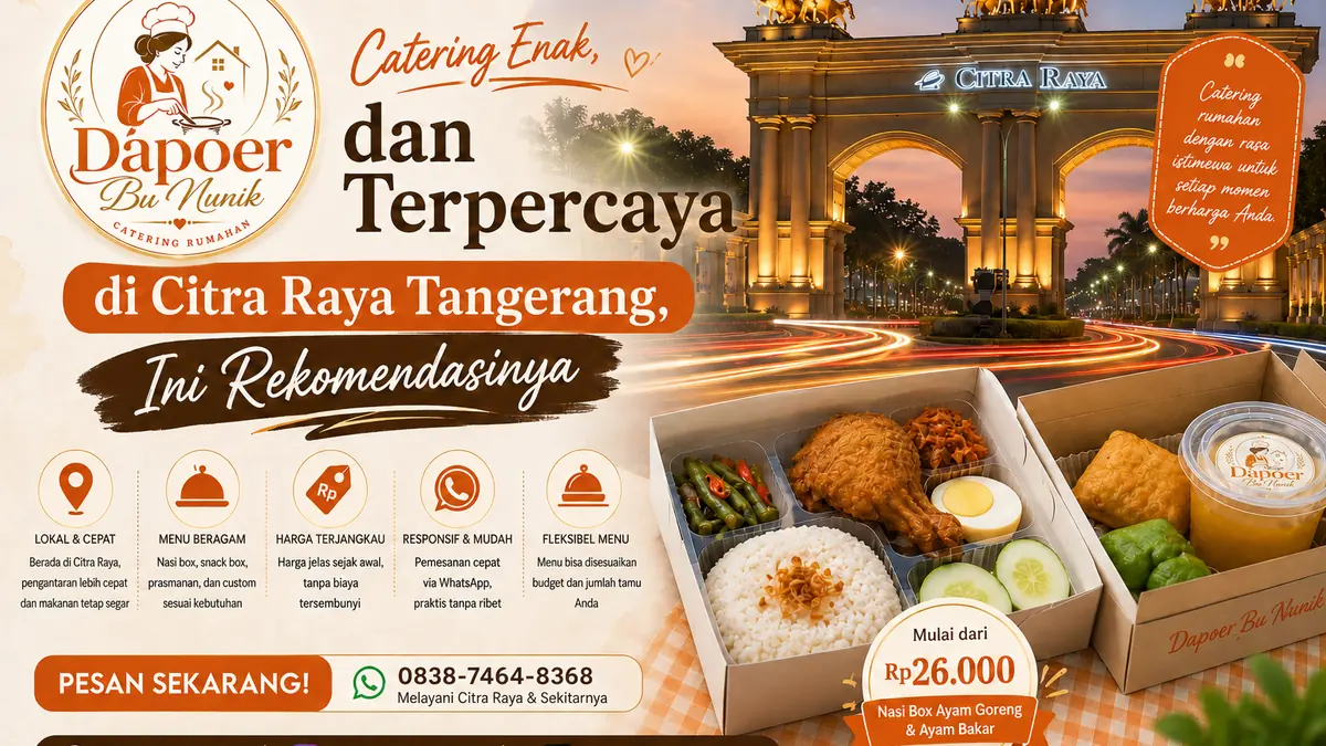 Thumbnail artikel Katering Terpercaya di Citra Raya Tangerang